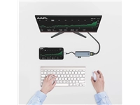 Een Adapter ACT USB-C 4K multiport voor 2 HDMI monitoren koop je bij Klik Office BV