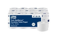 Een Toiletpapier Tork T7 Advanced Optiserve Coreless 2-laags 94m wit 472630 koop je bij Omnia 4 Office