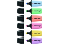 Een Markeerstift STABILO BOSS mini pastel assorti 6 stuks koop je bij MV Kantoortechniek B.V.