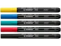 Een Acrylmarker STABILO Free Acrylic T100 Royal assorti 5 stuks koop je bij Unimark Office B.V.