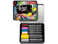 Een Acrylmarker STABILO Free Acrylic Starter Kit assorti 11 stuks koop je bij Unimark Office B.V.