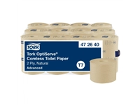 Een Toiletpapier Tork T7 Advanced Optiserve Coreless 2-laags 94m naturel 472640 koop je bij Holzem Kantoorefficiency