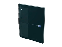 Een Spiraalblok Oxford International Notebook A4+ ruit 5X5mm zwart koop je bij Unimark Office B.V.