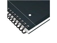 Een Spiraalblok Oxford International Notebook A4+ ruit 5X5mm zwart koop je bij Unimark Office B.V.