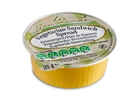 Een Sandwich spread Les Gourmands vega 45x25 gram cupjes koop je bij Holzem Kantoorefficiency