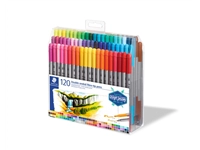 Een Kleurstift Staedtler 3200 dubbele punt fijn en ultrafijn etui à 120 kleuren koop je bij Unimark Office B.V.