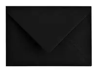 Een Envelop Papicolor C6 114x162mm ravenzwart koop je bij Van Hoye Kantoor BV