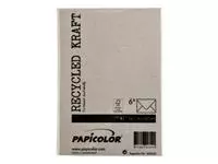 Een Envelop Papicolor C6 114x162mm kraft grijs koop je bij EconOffice