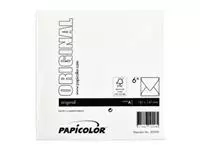 Een Envelop Papicolor 140x140mm hagelwit koop je bij EconOffice