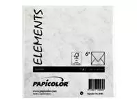 Een Envelop Papicolor 140x140mm marble grijs koop je bij KantoorProfi België BV