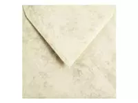 Een Envelop Papicolor 140x140mm marble ivoor koop je bij EconOffice