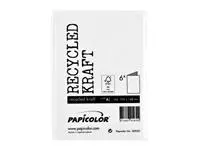 Een Correspondentiekaart Papicolor dubbel 105x148mm kraft wit pak à 6 stuks koop je bij EconOffice