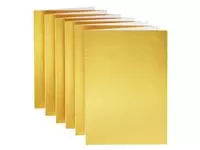Een Correspondentiekaart Papicolor dubbel 105x148mm metallic goud pak à 6 stuks koop je bij EconOffice