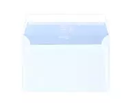 Envelop Hermes bank C6 114x162mm zelfklevend wit doos à 500 stuks