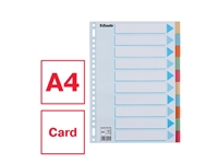 Een Intercalaire Esselte Premium A4 10 onglets 23 perf carton assorti koop je bij QuickOffice BV