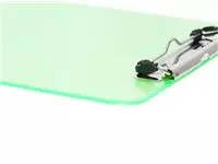 Een Klembord MAUL A4 staand transparant PS neon groen koop je bij MV Kantoortechniek B.V.