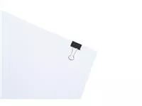 Een Papierklem MAUL 213 foldback 19mm capaciteit 7mm zwart koop je bij Goedkope Kantoorbenodigdheden