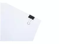 Een Papierklem MAUL 213 Foldback 25mm capaciteit 9mm zwart koop je bij KantoorProfi België BV