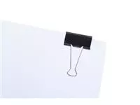 Een Papierklem MAUL 213 foldback 50mm capaciteit 20mm zwart koop je bij Goedkope Kantoorbenodigdheden