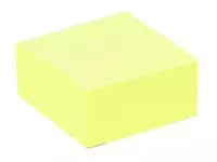 Een Memoblok Quantore 76x76mm 400 geel koop je bij Van Leeuwen Boeken- en kantoorartikelen