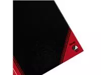 Een Notitieboek Bantex zwart/rood A6 lijn 70gr 96vel koop je bij KantoorProfi België BV