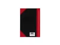 Een Notitieboek Bantex zwart/rood A5 lijn 70gr 96vel koop je bij KantoorProfi België BV
