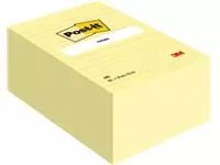 Een Memoblok 3M Post-it 660 102x152mm lijn geel koop je bij Van Leeuwen Boeken- en kantoorartikelen