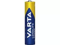 Een Batterij Varta Longlife Power 4xAAA koop je bij MV Kantoortechniek B.V.