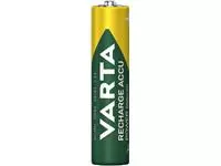 Een Batterij oplaadbaar Varta 4xAAA 800mAh ready2use koop je bij Totaal Kantoor Goeree