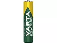 Een Batterij oplaadbaar Varta 2xAAA 800mAh ready2use koop je bij Van Leeuwen Boeken- en kantoorartikelen