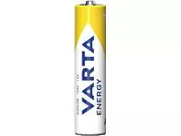 Een Batterij Varta Energy 4xAAA koop je bij Van Leeuwen Boeken- en kantoorartikelen