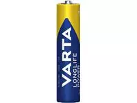 Een Batterij Varta Longlife Power 8xAAA koop je bij Van Leeuwen Boeken- en kantoorartikelen