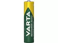 Een Batterij oplaadbaar Varta 4xAAA 1000mAh ready2use koop je bij Van Leeuwen Boeken- en kantoorartikelen