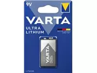 Een Batterij Varta Ultra lithium 9Volt koop je bij EconOffice