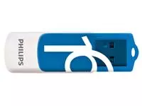 Een USB-stick 2.0 Philips Vivid Edition Ocean Blue 16GB koop je bij MV Kantoortechniek B.V.