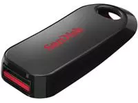 Een USB-stick 2.0 Sandisk Cruzer Snap 128GB koop je bij Van Leeuwen Boeken- en kantoorartikelen