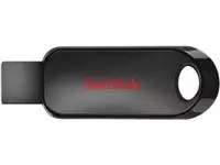 Een USB-stick 2.0 Sandisk Cruzer Snap 128GB koop je bij Klik Office BV