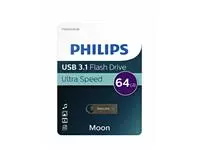 Een USB-stick 3.1 Philips Moon Space Grey 64GB koop je bij EconOffice