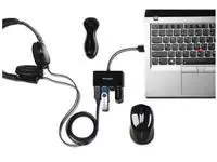 Een Hub Kensington USB 2.0 4-poorts koop je bij EconOffice
