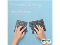 Een Ergonomisch toetsenbord R-Go Tools Split Break Qwerty zwart koop je bij EconOffice