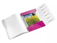 Een Sorteermap Leitz WOW 6 tabbladen PP roze koop je bij Van Leeuwen Boeken- en kantoorartikelen