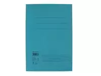 Een Dossiermap Quantore folio 300gr blauw koop je bij Van Leeuwen Boeken- en kantoorartikelen