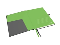 Een Cahier Leitz Complete 187x242mm ligné 160 pages 100g noir koop je bij QuickOffice BV