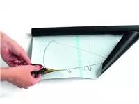 Een Krijtbord folie Folia 45x200cm inclusief 10 krijtjes zelfklevend verwijderbaar koop je bij EconOffice