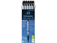 Een Rollerpen Schneider Slider extra breed zwart koop je bij EconOffice