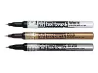 Een Viltstift Sakura pen-touch EF wit 1-2mm koop je bij Totaal Kantoor Goeree