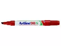 Een Viltstift Artline 90 schuin 2-5mm rood koop je bij L&N Partners voor Partners B.V.