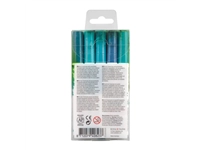 Een Brushpen Talens Ecoline set á 5 stuks groenblauw koop je bij KantoorProfi België BV