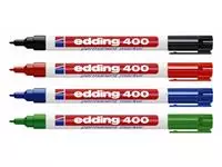 Een Viltstift edding 400 rond 1mm groen koop je bij EconOffice
