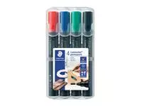 Viltstift Staedtler 352 rond assorti 2mm set à 4 stuks assorti